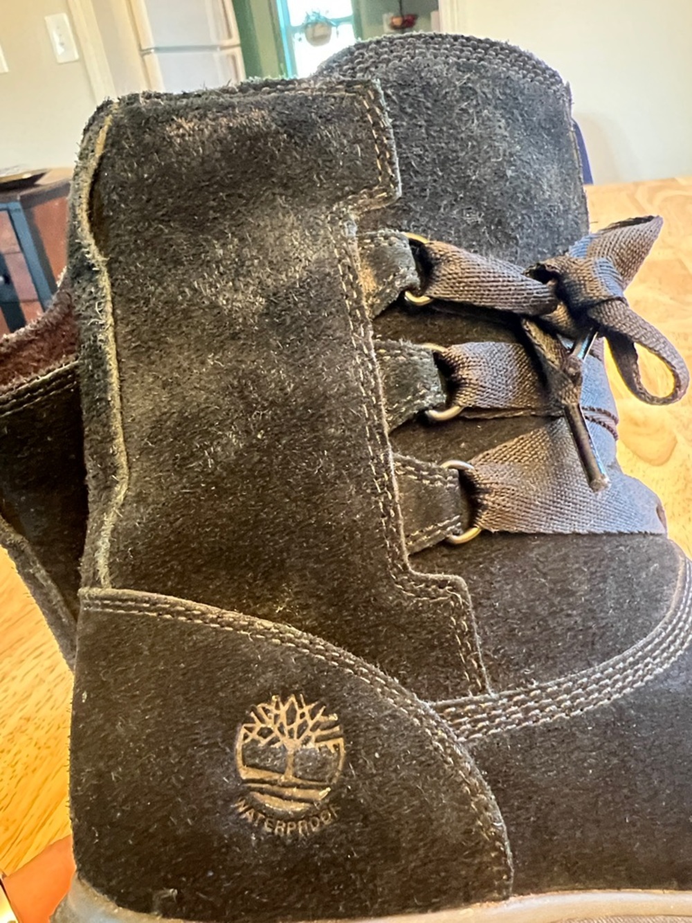 Timberland Black Leighland Pull-On Waterproof Boots US size 8 EU 39 - Picture 14 of 16